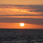 *coucher de soleil aux Galapagos